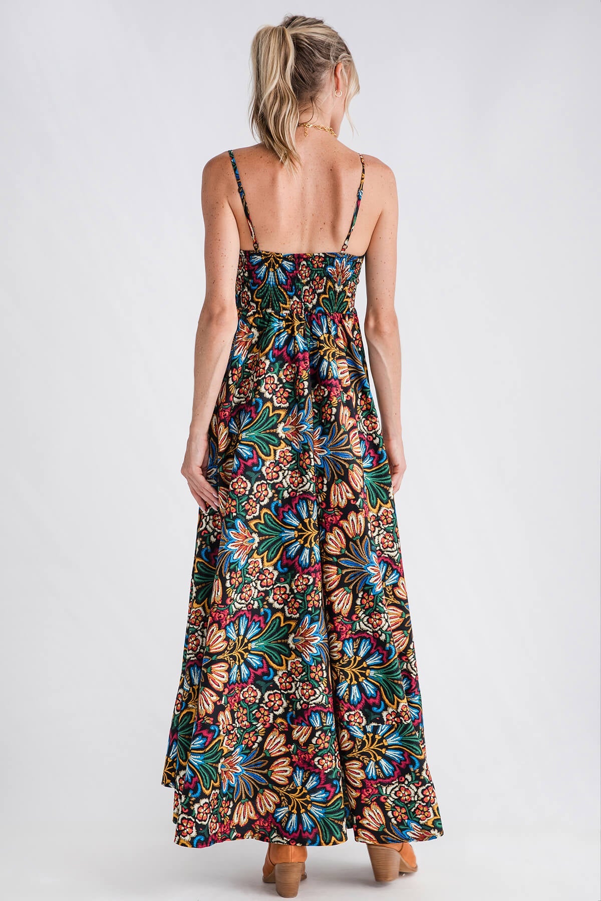 Olivaceous Jaden Maxi Dress